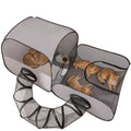 Foldable Cat Tunnel Play House with Breathable Mesh
