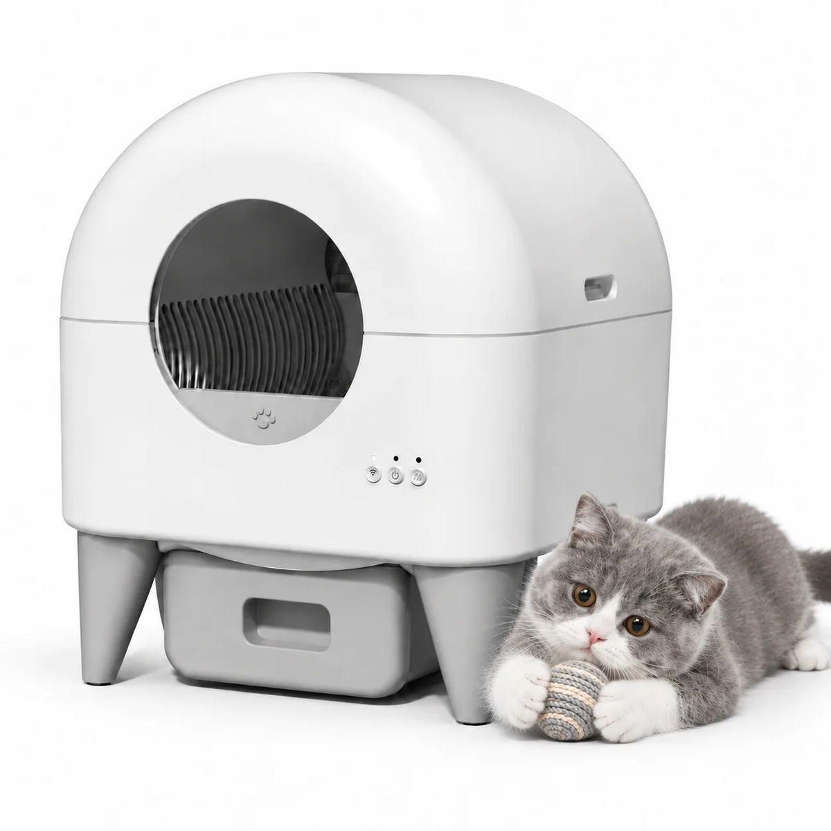 Automatic Self Cleaning Enclosed Cat Litter Box for Cats