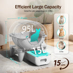 Automatic Self Cleaning Enclosed Cat Litter Box for Cats