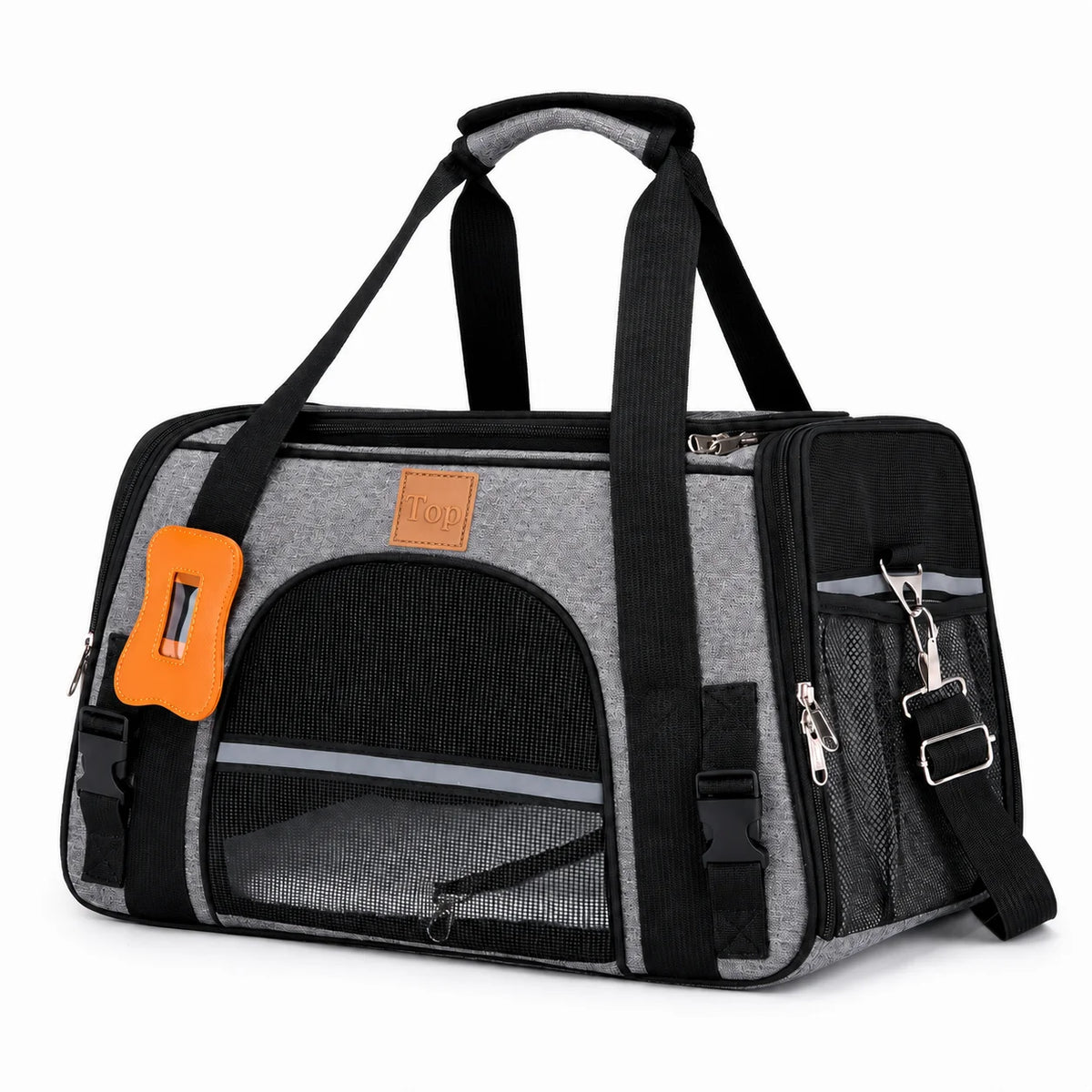 Breathable Mesh Travel Pet Carrier Shoulder Bag for Cats Dogs