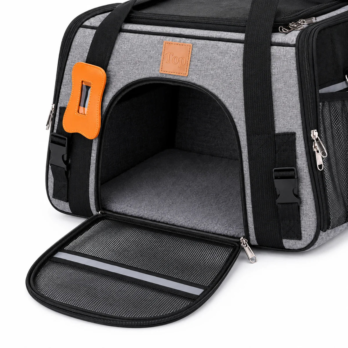 Breathable Mesh Travel Pet Carrier Shoulder Bag for Cats Dogs