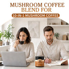 Organic Lion's Mane Mushroom Coffee with Reishi Cordyceps Powder