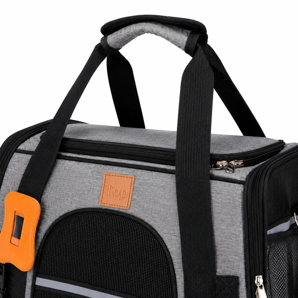 Breathable Mesh Travel Pet Carrier Shoulder Bag for Cats Dogs