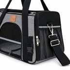 Breathable Mesh Travel Pet Carrier Shoulder Bag for Cats Dogs