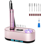 Electric Nail Drill 40000RPM Nail File Kit LCD Display
