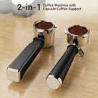 20-Bar Stainless Steel Espresso Machine with Automatic Milk Frother