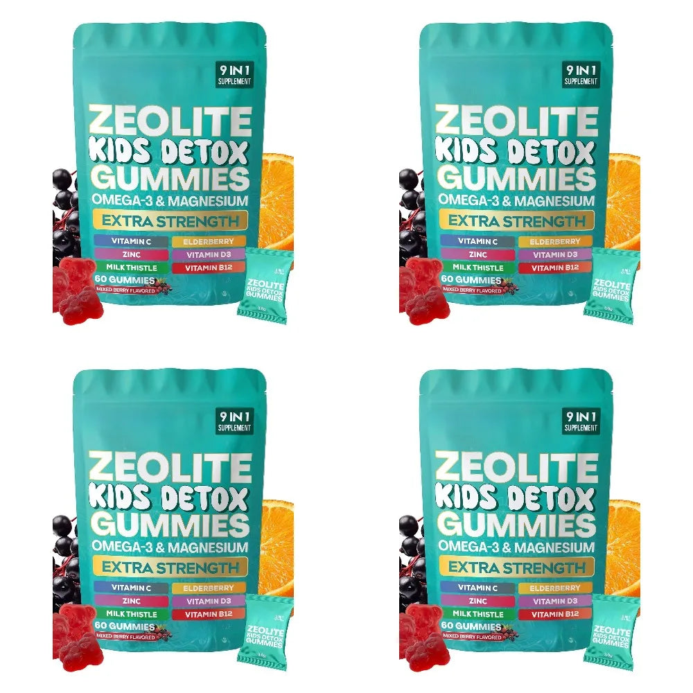 Zeolite Kids Detox Immune Support Dietary Supplement Gummies