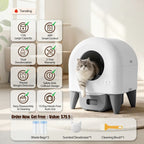 Automatic Self Cleaning Enclosed Cat Litter Box for Cats