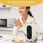 Automatic Electric 8-in-1 Nut and Soy Milk Maker 48 fl oz
