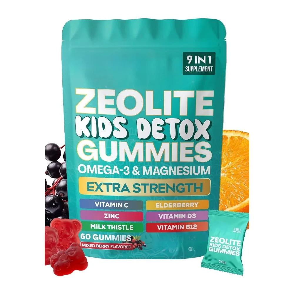 Zeolite Kids Detox Immune Support Dietary Supplement Gummies