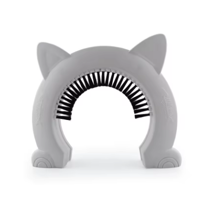 Pet Cat and Dog Doorways with Brush Combing Cat Products