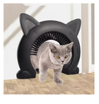 Pet Cat and Dog Doorways with Brush Combing Cat Products