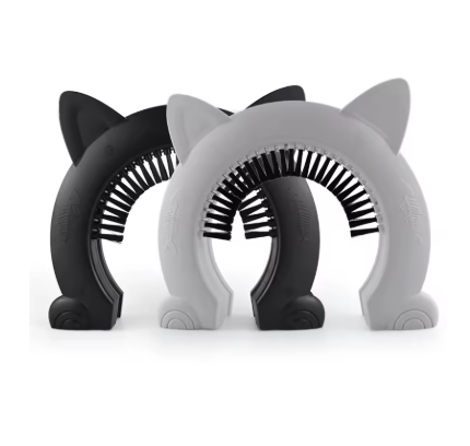 Pet Cat and Dog Doorways with Brush Combing Cat Products