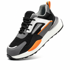 Indestructible Steel Toe Safety Shoes for Men – Anti-Smash Anti-Puncture Work Boots & Lightweight Breathable Work Sneakers with Cushioned Insoles