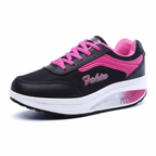 Women's Platform Vulcanized Sneakers – High-Quality Flat Walking Shoes, Casual & Breathable Comfort Footwear (Plus Size Available)