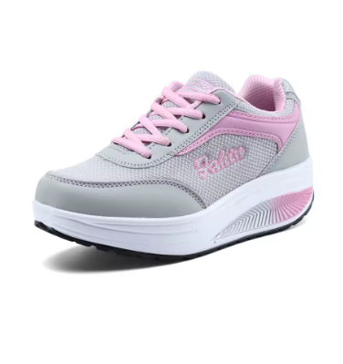 Women's Platform Vulcanized Sneakers – High-Quality Flat Walking Shoes, Casual & Breathable Comfort Footwear (Plus Size Available)