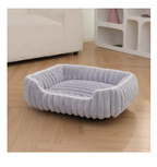 Deep Sleep Cat & Dog Shell Bed – Winter Warm Plush Soft Pet Cushion Bed, All-Season Calming Nest Mat for Cats & Small Dogs