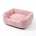 Deep Sleep Cat & Dog Shell Bed – Winter Warm Plush Soft Pet Cushion Bed, All-Season Calming Nest Mat for Cats & Small Dogs