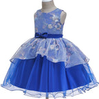 Girls Christmas Party Tutu Dress Princess Ball Gown