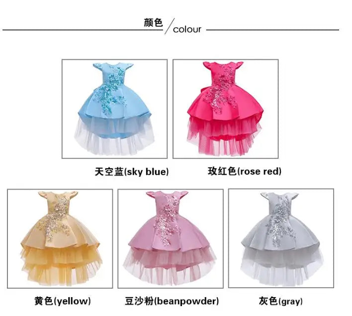 Girls' Tulle Lace Ball Gown Flower Girl Dress