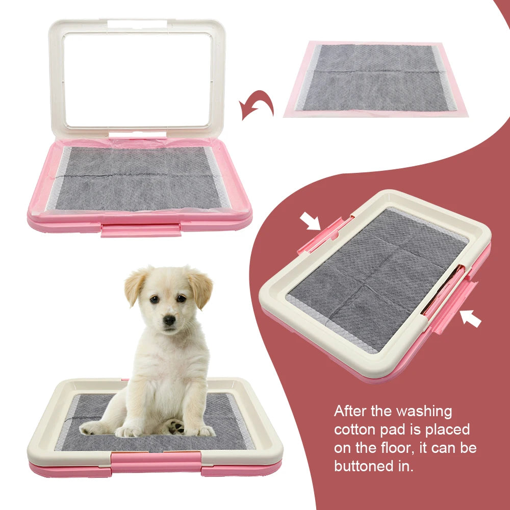 Portable Indoor Dog Training Toilet Potty Tray