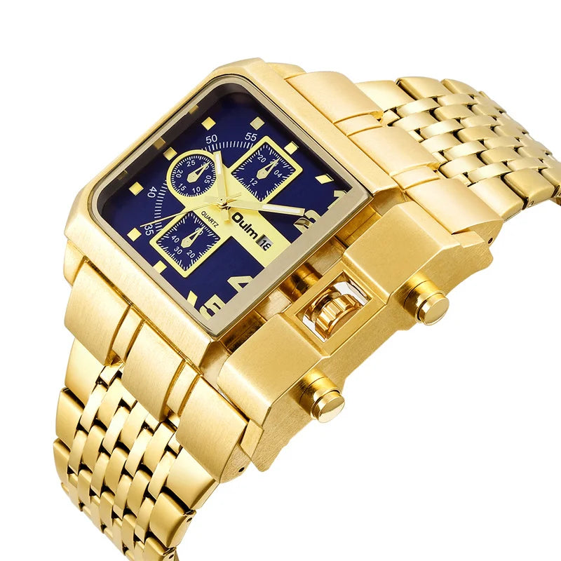 Men's Unique Military Stainless Steel Quartz Watch 3364