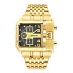 Men's Unique Military Stainless Steel Quartz Watch 3364
