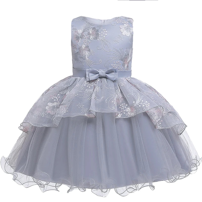 Girls Christmas Party Tutu Dress Princess Ball Gown
