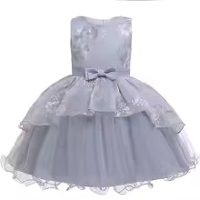Girls Christmas Party Tutu Dress Princess Ball Gown