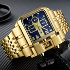 Men's Unique Military Stainless Steel Quartz Watch 3364