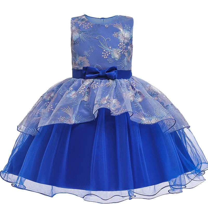 Girls Christmas Party Tutu Dress Princess Ball Gown