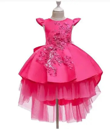 Girls' Tulle Lace Ball Gown Flower Girl Dress