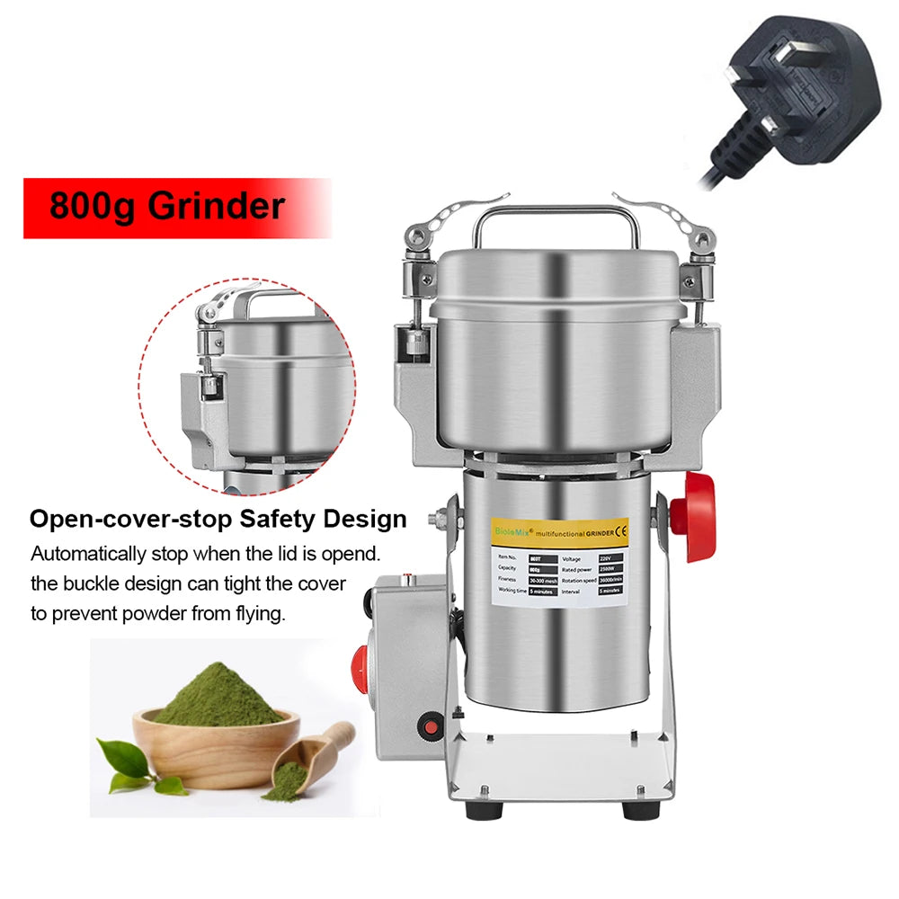 Electric Grain Mill and Dry Spice Grinder