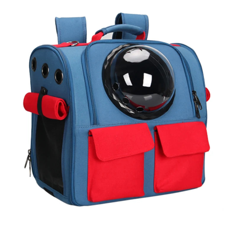 Expandable Capsule Pet Carrier Backpack for Cats Dogs