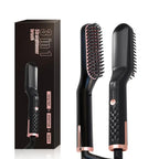 Electric Hair Straightening Brush and Beard Hot Comb