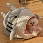 Enclosed Warm Cat Bed Cave Cushion for Cats