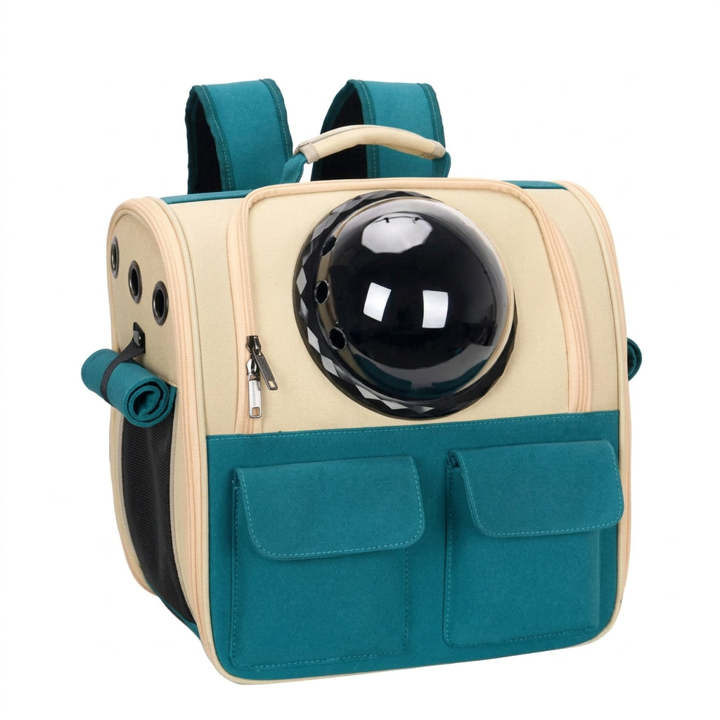 Expandable Capsule Pet Carrier Backpack for Cats Dogs
