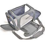 Breathable Mesh Travel Pet Carrier Shoulder Bag for Cats Dogs