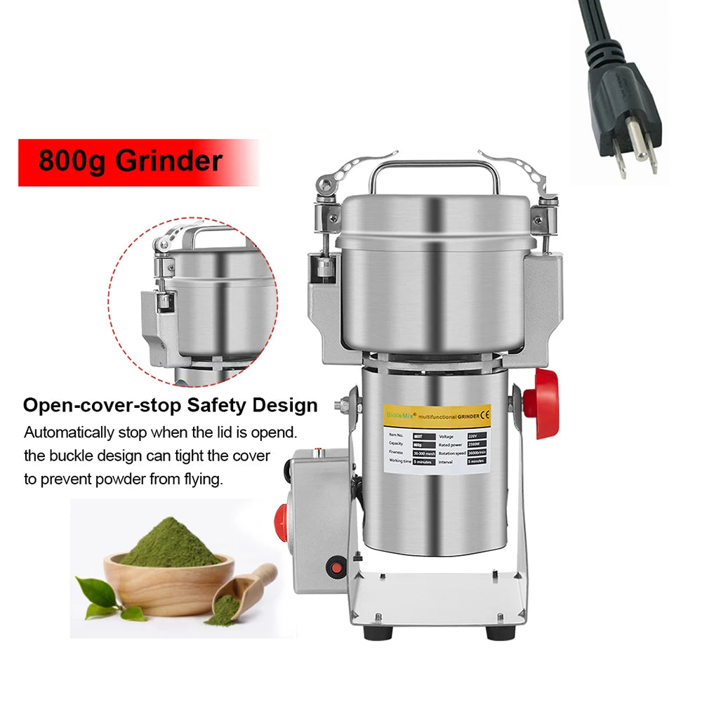 Electric Grain Mill and Dry Spice Grinder