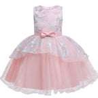 Girls Christmas Party Tutu Dress Princess Ball Gown