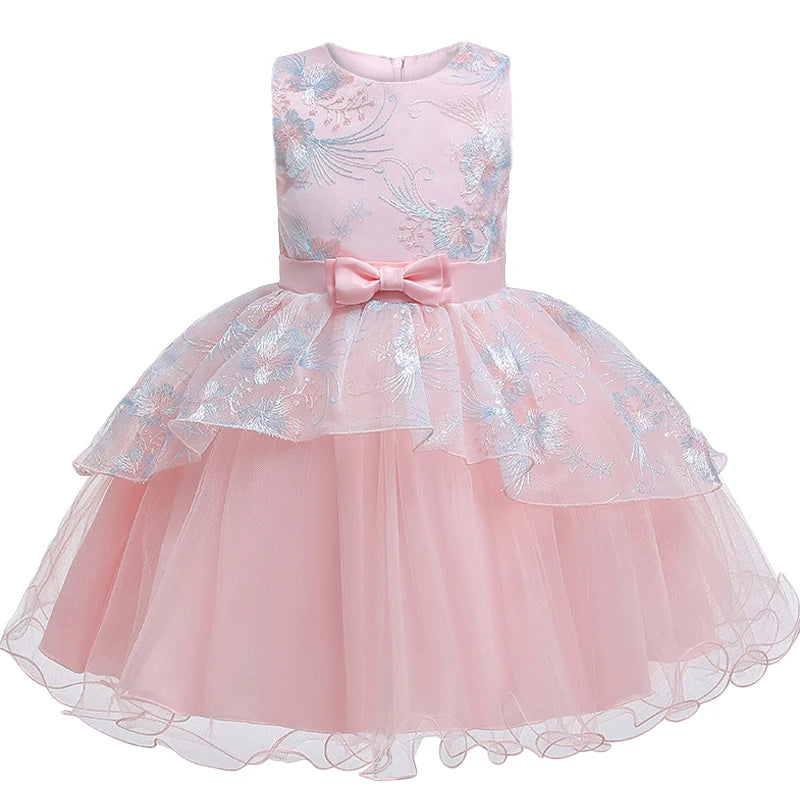 Girls Christmas Party Tutu Dress Princess Ball Gown