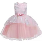 Girls Christmas Party Tutu Dress Princess Ball Gown