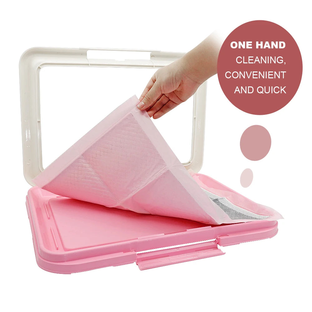 Portable Indoor Dog Training Toilet Potty Tray