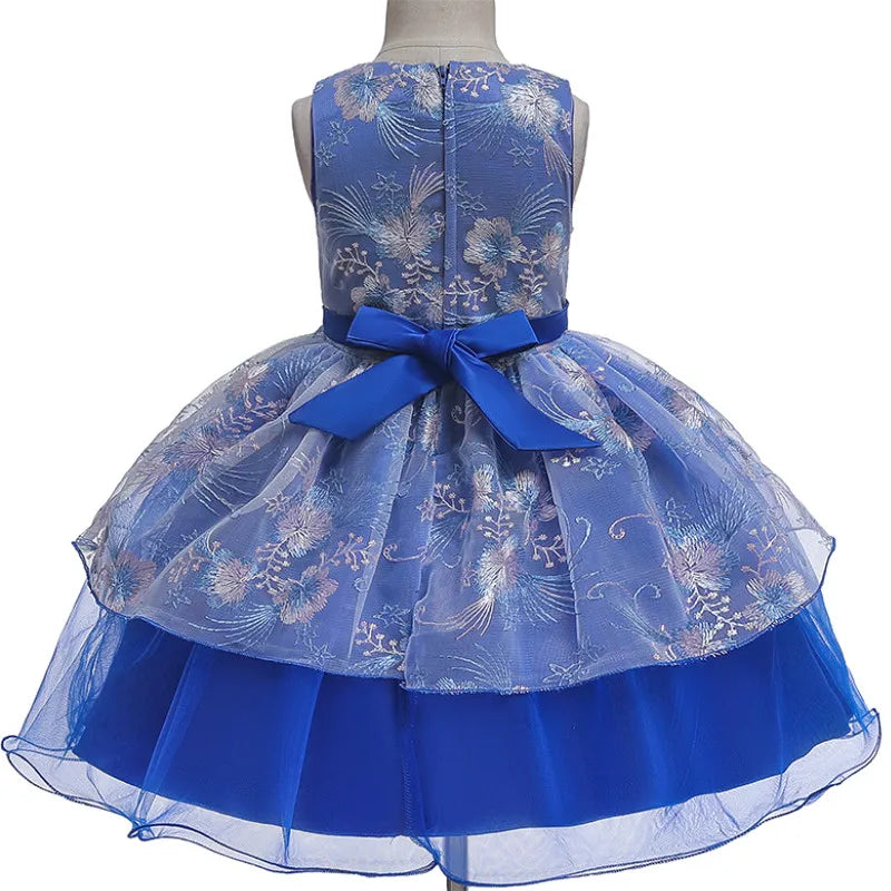 Girls Christmas Party Tutu Dress Princess Ball Gown