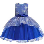 Girls Christmas Party Tutu Dress Princess Ball Gown