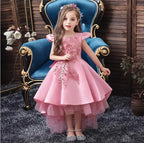 Girls' Tulle Lace Ball Gown Flower Girl Dress