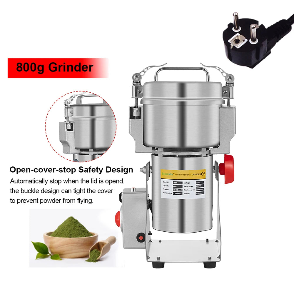 Electric Grain Mill and Dry Spice Grinder