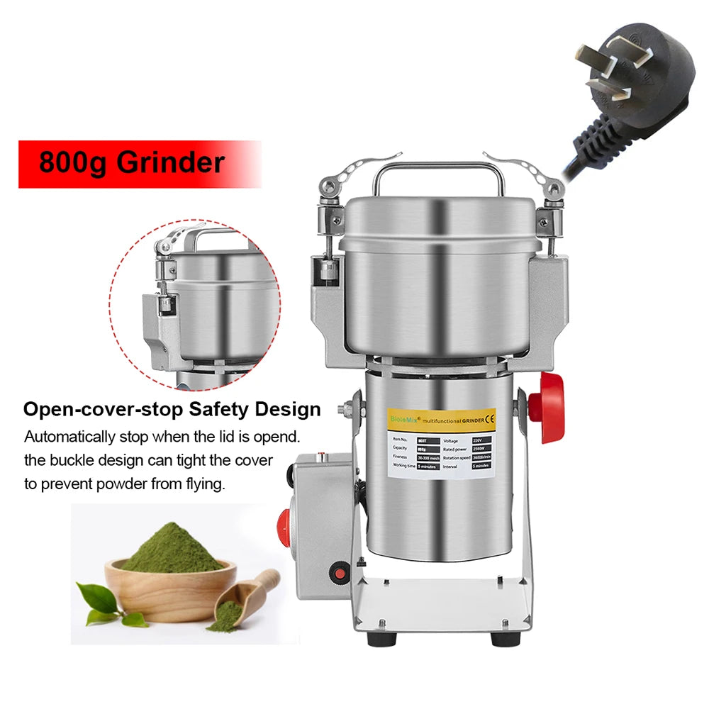 Electric Grain Mill and Dry Spice Grinder