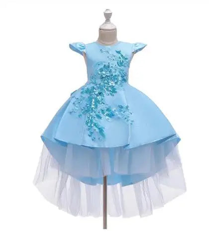 Girls' Tulle Lace Ball Gown Flower Girl Dress