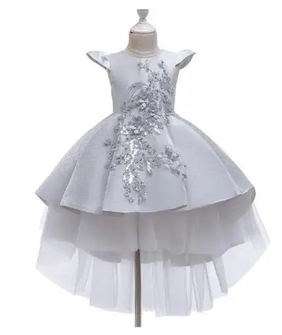 Girls' Tulle Lace Ball Gown Flower Girl Dress